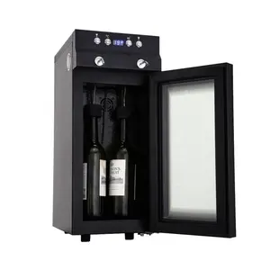 Dispensador de vinho com 2 garrafas, máquina dispensadora de vinho para casa