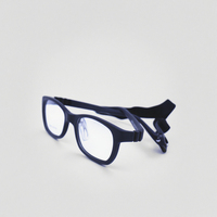 Unisexe TR90 Micro Lunettes Carrées 936 Haute Classique Bleu Sans Charnière Temples Rose Cadre Silicone Nez Pad Sangle Élastique Enfants Lecture