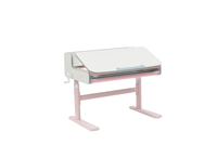 Mesa de aprendizaje ergonómica para niños con ajuste de altura manual, escritorio inclinable, cajón de almacenamiento, escritorio de escritura para escuela primaria