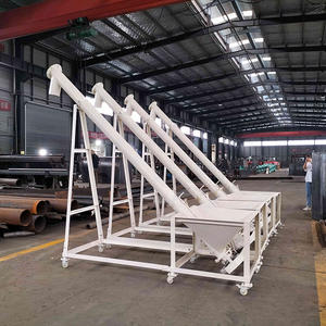 NEWEEK fabrika fiyat özelleştirilmiş karbon çelik hayvan yemi talaş otomatik besleyici spiral vidalı konveyör - Product Image 5