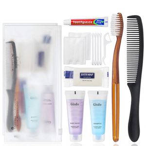 Kit de Artículos de Aseo Desechables para Hotel, Ecológicos, de Paja de Trigo, con Cepillo de Nylon y Logotipo Personalizado, Venta al Por Mayor - Product Image 1