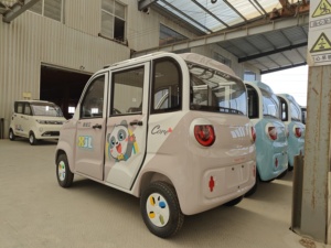 <span class=keywords><strong>Kiwo</strong></span> Petit Kit Voiture Électrique Cabine 4 Places avec Sièges Confortables et Batterie Lithium - Product Image 4