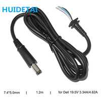 Câble d'alimentation pour ordinateur portable 1,2 m, connecteur jack DC, adaptateur de chargeur, cordon 22AWG pour Surface Dell HP Asus ACER, chargeur pour ordinateur portable