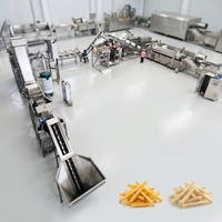 Línea de Producción de Papas Fritas de Alta Resistencia con Unidad Automática de Pelado, Lavado y Corte para Fritura Industrial a Gran Escala