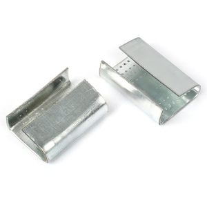 Wallepac PP/vật nuôi vành đai mở răng cưa con dấu cho 5/8 "dây đeo Chiều rộng dải đóng đai Clip nhựa <span class=keywords><strong>Poly</strong></span> đóng đai kim loại khóa - Product Image 2