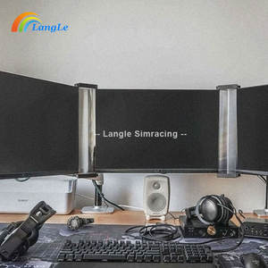 Simulateur de course Cockpit Support de roue de simulation de voiture en métal Plateforme de course Sim personnalisable pour les joueurs Simagic Moza <span class=keywords><strong>Fanatec</strong></span> Simucube - Product Image 6