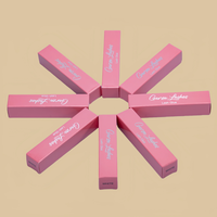 Boîte d'emballage de luxe pour rouge à lèvres, gloss et crème pour les yeux avec pelliculage mat et design élégant pour le rangement et la présentation
