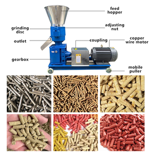 Tốc độ máy thức ăn <span class=keywords><strong>Pallet</strong></span> Máy làm mèo chó lợn bò Thức ăn viên Máy chế biến để bán - Product Image 5