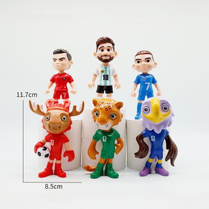 Figuras de Acción de Fútbol 3D de <span class=keywords><strong>Messi</strong></span>, Adornos, Accesorios para Coche, Pastel, Decoración de Mesa, Juego de Figuras de Acción, Regalos Personalizados al por Mayor - Product Image 1