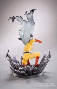 ฟิกเกอร์อนิเมะ ONE PUNCH MAN ขนาด 25 ซม.  โมเดล PVC  ไซตามะ ทัตสึมากิ  แบบยืน  ของสะสมตั้งโชว์บนโต๊ะ - Product Image 4