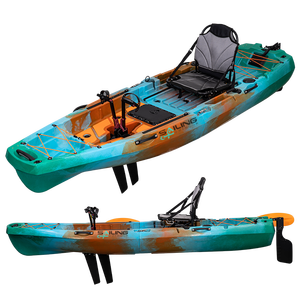 Kayak <span class=keywords><strong>da</strong></span> <span class=keywords><strong>Pesca</strong></span> Monoposto <span class=keywords><strong>da</strong></span> 3 Metri, Stabile e Flessibile, <span class=keywords><strong>Barca</strong></span> <span class=keywords><strong>in</strong></span> Plastica Sit-on-Top con Pagaia, <span class=keywords><strong>Regalo</strong></span> per Pescatori <span class=keywords><strong>in</strong></span> Vendita - Product Image 2