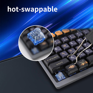 2026 New Hot Sale Full Size Gaming Keyboard 108-Key Triple-Mode Silent Mechanical Kailh Axis Body LED Backlit Hot-Swappable OEM - Product Image 4