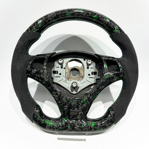 Volante de Fibra de Carbono Forjado en Blanco y Negro para <span class=keywords><strong>BMW</strong></span> E92 F92 F80 F82 E46 E53 E60 E70 E71 E84 E85 E86 E89 E90 F10 F18 F20 - Product Image 4