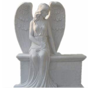 Cementerio <span class=keywords><strong>de</strong></span> fantasía Angel Bench Tombstone & Monument - Product Image 4