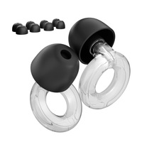 Bouchons d'oreilles pour musiciens, réduction du bruit, OEM, noirs électroplaqués, pour dormir, anti-bruit, pour la musique