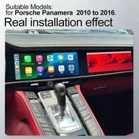 En Stock en la UE, Reproductor Multimedia Navirider de 12.3+11 Pulgadas con Android Auto y Carplay, 8 Núcleos, 8GB, 128GB, GPS y Radio para Porsche Panamera 2010-2016