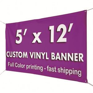 Drapeaux et bannières personnalisés en vinyle PVC haute résistance pour la publicité extérieure professionnelle - Product Image 1