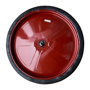 Pneu anti-crevaison 10x3.00-4 avec roulement de 5/8 po, pneu et roue de remplacement robustes de 10 po compatibles avec les chariots à main - Product Image 3