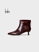 Bottines classiques de luxe pour femmes, en cuir véritable tissé à la main, à bout pointu, talons fins, chaussures d'hiver, rehaussantes