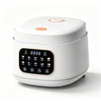 Autocuiseur Électrique Multifonction OEM 110V/220V Cylindrique 3-4L avec Contrôle Numérique par Minuteur, Cuisson Rapide et Système de Maintien au Chaud pour Hôtels et Usage Domestique