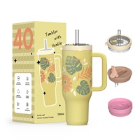Nouvelle Arrivée Hong Ling – Gobelets Isothermes Réutilisables 40OZ – Tasses de Voyage pour Voiture et Extérieur – Personnalisables