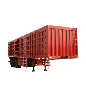 Nouveau design 53 ft Wing Open Van Semi Trailer Box Van Truck avec Van Cargo Rideau Remorque - Product Image 2