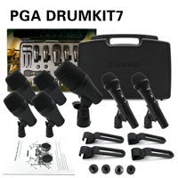 PGA 7 Parçalı Dinamik Kardiyoid Metal Davul Seti, Sahne Performansı için Kablolu Mikrofon Setiyle Birlikte