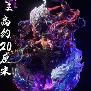 Figura de Anime de Alta Calidad de 35 cm, Modelo de PVC de una Pieza, Estilo de Dibujos Animados, Juguete de Acción de Zoro del Infierno para Niños, Colección, Viene en Caja de Color, Japón - Product Image 2