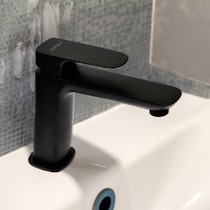 Nove MEDIUM Mélangeur de lavabo à levier unique noir sans déchets Outil de tournage fonctionnel - Product Image 4