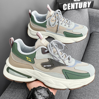 Nouvelles baskets de sport décontractées respirantes à double maille 2026, style rétro, chaussures de papa, plateforme à semelle épaisse, rehaussantes, anti-odeur