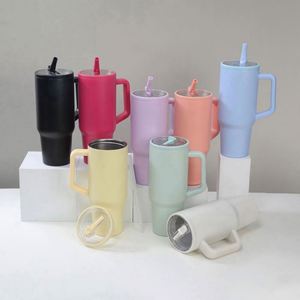 AGH New Arrival Hot Sales 40oz Adventure Quench 18/8 Vacuum Travel Tumbler <b>With</b> <b>Handle</b> and Straw Customize Logo - Product Image 2