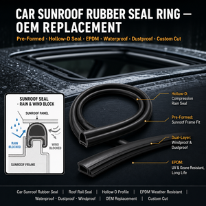 Bande d'étanchéité en caoutchouc pour toit, remplacement, étanche, réduction du bruit du vent, joint d'étanchéité pour VW - Product Image 3