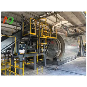 Pyrolysis Machine Tire Plastic Rubber Recycling To Oil Pyrolysis Machine