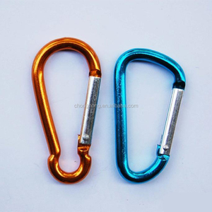 Camping Aluminium D-Ring Ressort Verrouillage Crochets Mousqueton Boucle Petit Caribeaner Crochet Mini Mousqueton Porte-clés Mousqueton Clip - Product Image 3