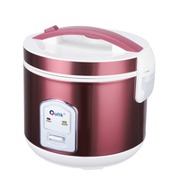 Cuiseur à riz électrique commercial 2L-6L en acier inoxydable avec contrôle numérique du minuterie et revêtement antiadhésif, inclut une tasse doseuse pour