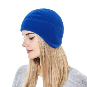 <b>Mens</b> Earflap Hat <b>Winter</b> Windproof Helmet Liner <b>Caps</b> Soft Warm Polar Fleece Beanie Hats Womens <b>Cap</b> With Ear Flaps - Product Image 3