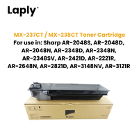 Cartouche de toner Laply compatible grande capacité MX-237CT/238CT pour copieurs numériques AR-2048S/2421D/2221R, rendement de 16K pages