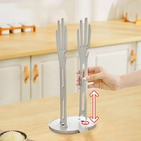 1PC Support de rangement pour gants, séchoir à gants, porte-serviettes, égouttoir de comptoir, accessoire d'évier de cuisine