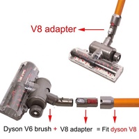 Adaptateur de pièce de rechange pour aspirateur Dysons dc35 dc45 dc59 dc65 v6 Adaptateur Tourner vers V7 V8 V10 V11 Convertisseur de connecteur de tête de brosse