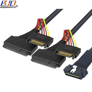 LP Low Profile 8i Directo a 2*1. 1 U.2 Con SATA 15PIN Conector de alimentación Cable DE DATOS 0,5 M 1M para <span class=keywords><strong>U2</strong></span> NVME SSD - Product Image 4