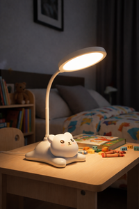 مصباح مكتب LED حديث للأطفال بتصميم كرتوني لطيف، مصباح سرير جديد يعمل بالشحن عبر USB لتزيين غرفة المعيشة وغرفة النوم، يعمل بالطاقة الكهربائية - Product Image 4