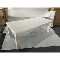 Table à manger moderne 2235 x 1015 x 760 en bois pour meubles de maison