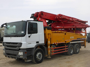Camion pompe à béton lourd de 56 m monté sur camion SYM5440THB1F 560C-8A au Chili - Product Image 4