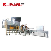 Machine à balles de compression entièrement automatique à haute efficacité et système d'emballage pour tissus en plastique MSW Film-Wrap de déchets ménagers