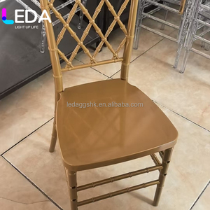 LEDA Hot Sales Wedding Party Decoration <b>Chair</b> Detachable Restaurant Furniture Modern Gold Acrylic Chiavari <b>Chairs</b> - Product Image 3