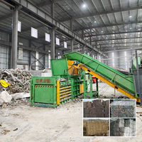 Presse à balles hydraulique pour plastique, carton, pneus usagés et déchets solides