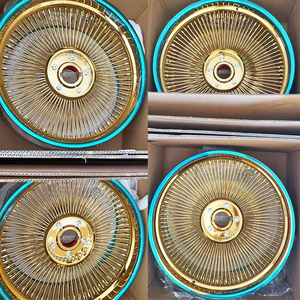 Hot Seller Gold Rims Spoke Wire <b>Wheel</b> Spoke Rims Chrome <b>Wheel</b> LENZIO Wire <b>Wheels</b> - Product Image 6