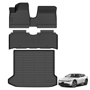 อุปกรณ์เสริมรถยนต์กันน้ำ3D TPE แผ่นรองพื้นรถยนต์สำหรับ Hyundai Ioniq5 Ioniq6 EV6เสื่อเท้าอัตโนมัติ - Product Image 1