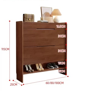 Zapatero moderno de gran capacidad con mecanismo basculante - ahorra espacio para la entrada del apartamento o la sala de estar. - Product Image 6