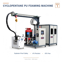 Máquina de Espuma de Poliuretano de Alta Calidad XIN LIANG, Motor PLC, Bomba de Termoformado, Espuma de PU/Ciclopentano, Poliestireno, 380V-440V